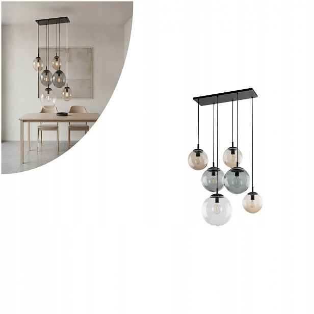 Závěsná vícebarevná lampa Esme s moderním designem nad stůl Tk Lighting
