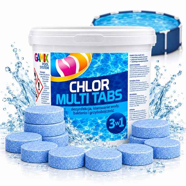 Čistá Voda Chlor Multi 3V1 3 Kg 200 G 15X200 G Tablety Do Bazénu Best Way