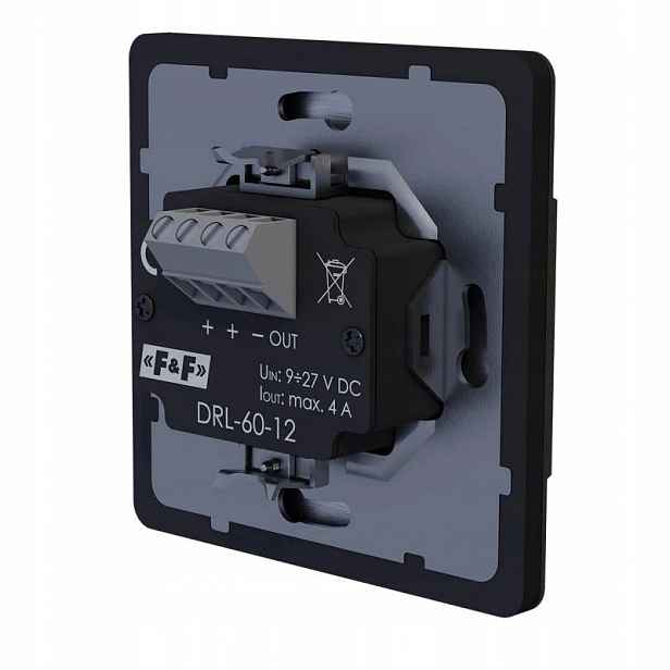 Laserový snímač vzdálenosti IP30 12/24 V, hliník DRL-60-12