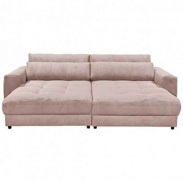 Mega Pohovka Loveseat Světle Růžová