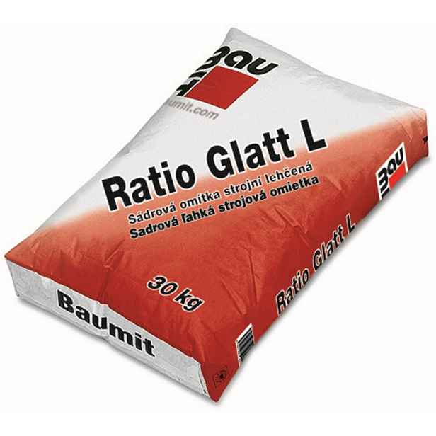 Omítka sádrová Baumit Ratio Glatt L hlazená 1 mm 30 kg