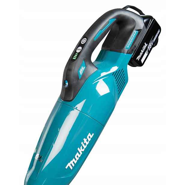 akumulátorový tyčový vysavač 18 V, bílý, Makita [DCL284FZW] Li-Ion, Lxt