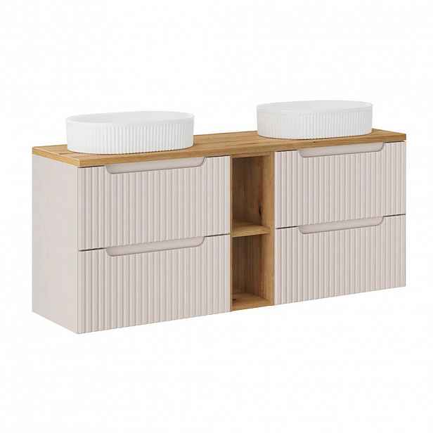 Petits-meubles DVOJUMYVADLO 140.4cm Riva Kašmír a dřevo