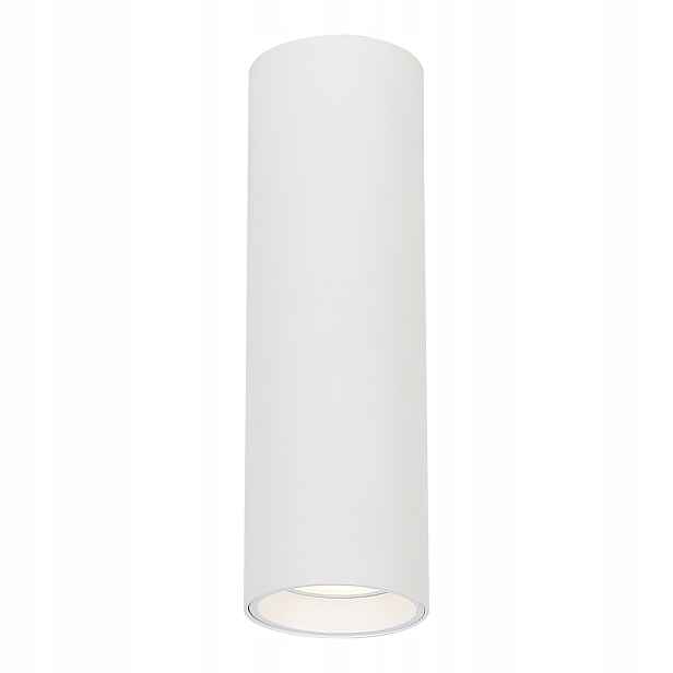 Stropní Svítidlo Genesis Tuba Bílá 1xGU10 6,3x20cm Závěsné svítidlo do pokoje