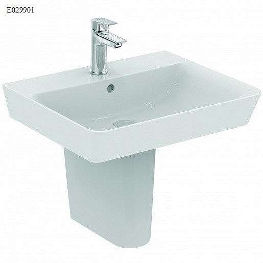 Umyvadlo Ideal Standard Connect air 55x46 cm otvor pro baterii uprostřed E029901