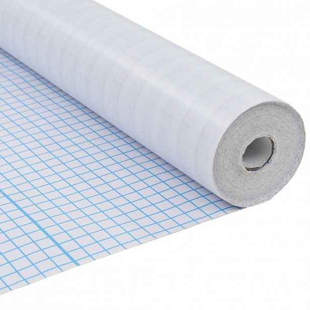 vidaXL Okenní fólie matná pruhovaný design 0,9x20 m PVC