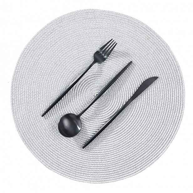 Butlers AMBIENTE Prostírání kulaté  - stříbrná