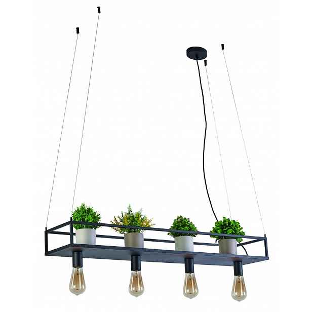 Květinová lampa nad stůl, polička na bylinky Fiore do jídelny nebo kuchyně
