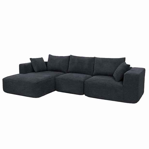 MCW SOFA SET Tmavě šedá