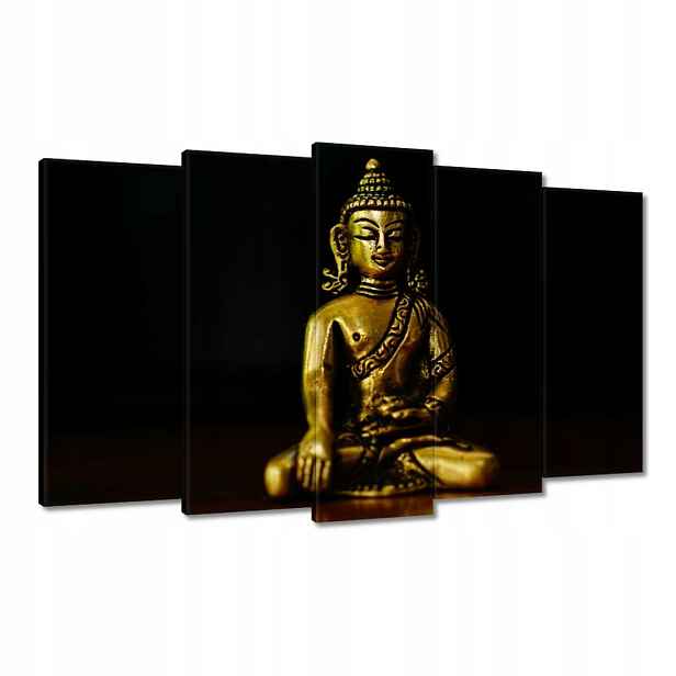 Obrazy 100x60 Zlatý Buddha Zlato
