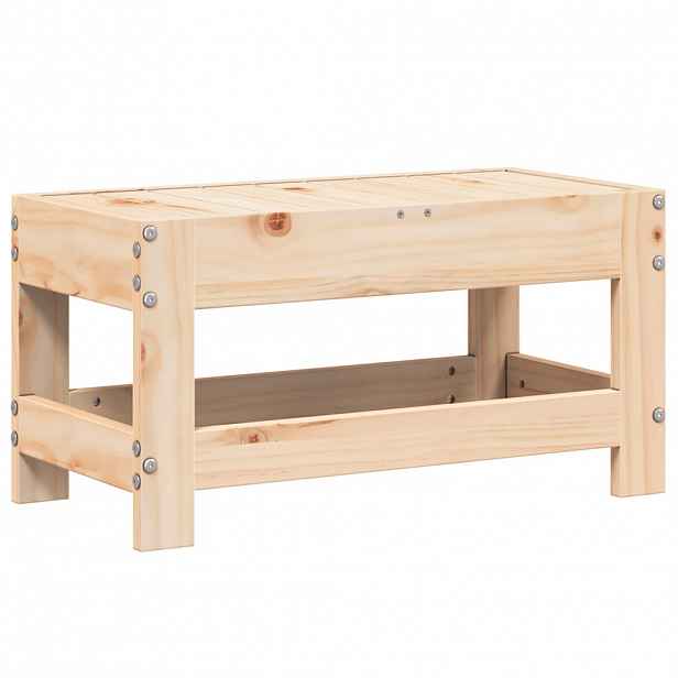 vidaXL Zahradní podnožka 62 x 30 x 32 cm masivní borové dřevo