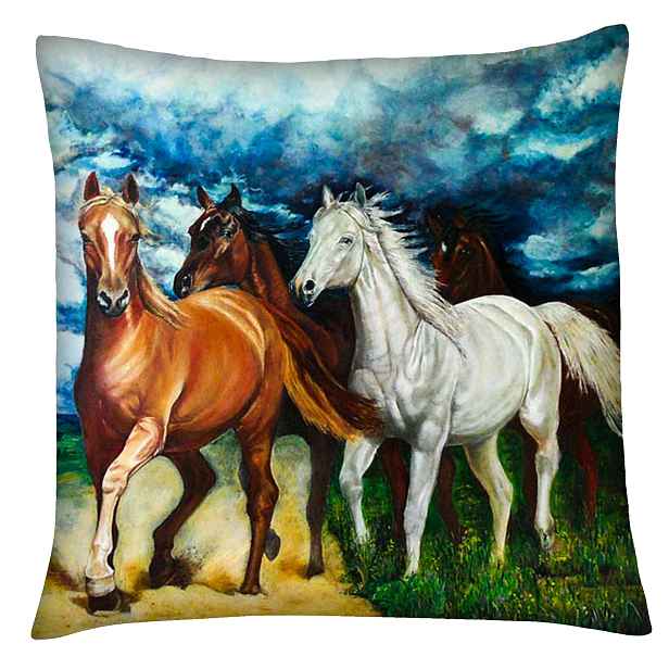Povlak na polštář s motivem koně 13 Mybesthome 40x40 cm
