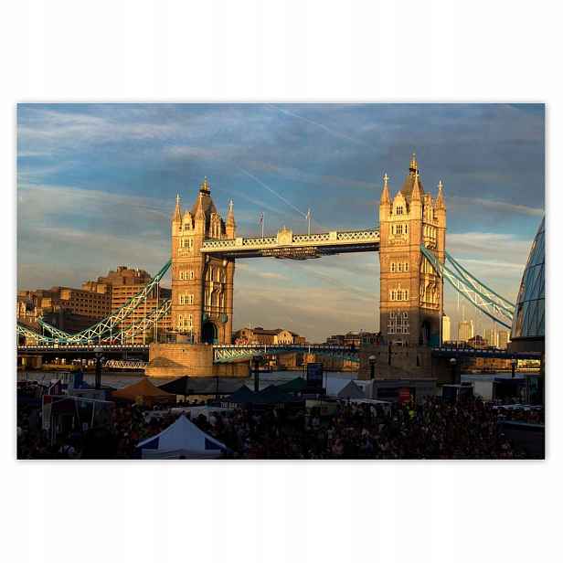 Plakáty 200x135 Západ Uk Gb Tower Bridge