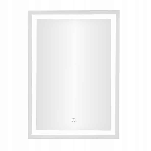 ModernHome Vkm-eco Nástěnné Led zrcadlo 50 x 70 cm, 3 barvy,dotykový spínač