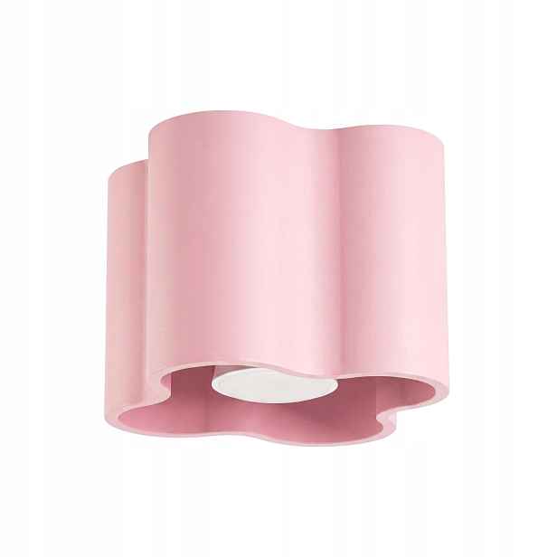 Sollux Lighting stropní spot růžový obláček Ovio 1xGU10 10W