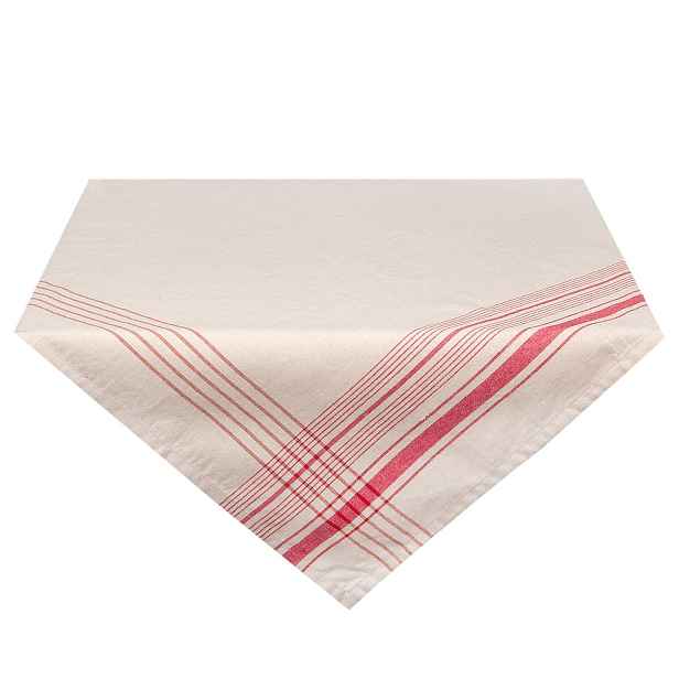 Ubrus na stůl Country Essentials red - 150*150 cm Clayre & Eef