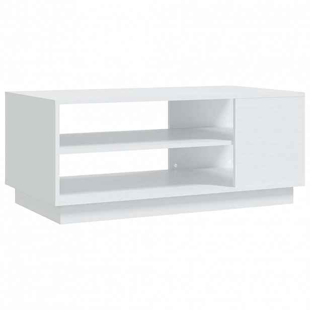 vidaXL Konferenční stolek bílý 102 x 55 x 43 cm dřevotříska