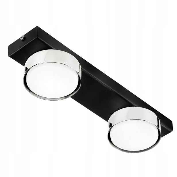 Stropní Lampa Do Obývacího Pokoje Stropní Svítidlo Led Loft GX53 Černý Chrom