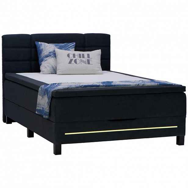Carryhome POSTEL BOXSPRING, 140/200 cm, antracitová
