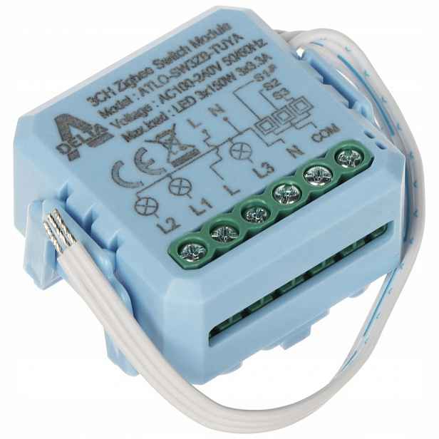Inteligentní Spínač ATLO-SW3ZB-TUYA ZigBee, Tuya Smart