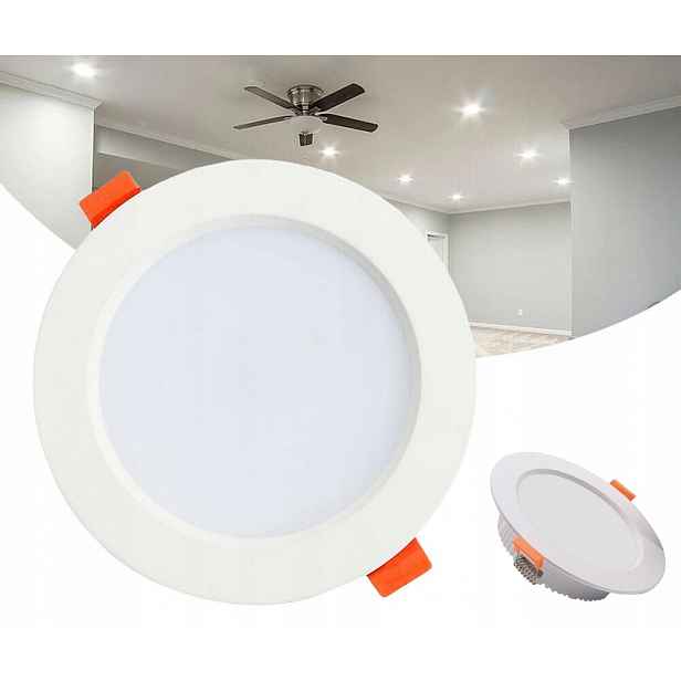 Sada zapuštěných Led reflektorů 7W 6 kusů teplá bílá