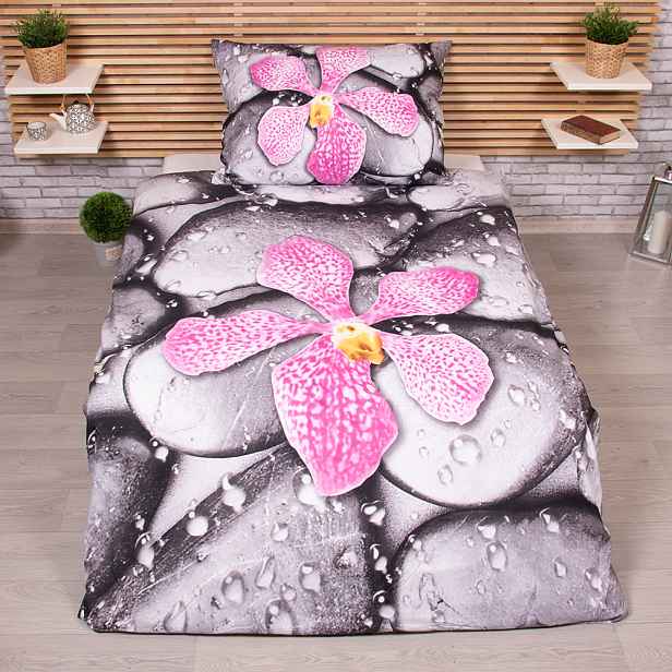 TP 3D povlečení 140x200 + 70x90 - Orchidea