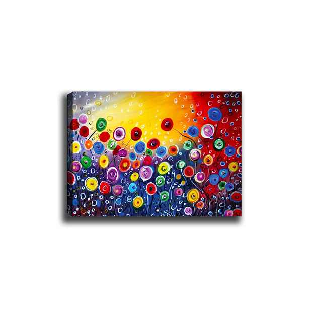 Wallity Obraz na plátně Abstraction field 50x70 cm