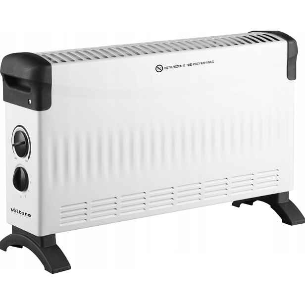 Elektrický Konvektorový Ohřívač S Energeticky Úsporným Termostatem 2000 W VO2455