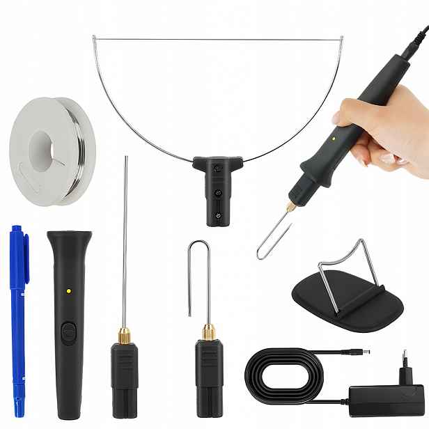Nůž Na Řezání Polystyrénu 3V1 18W Pro Izolační Materiály