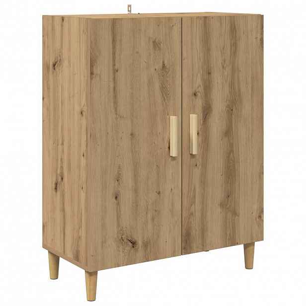vidaXL Servírovací skříň Dub artisan 69,5 x 34 x 90 cm