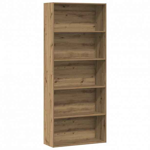 vidaXL Knihovna dub artisan 80 x 30 x 189 cm kompozitní dřevo