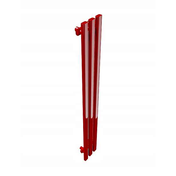 Dekorativní vertikální radiátor 100/21 Červený