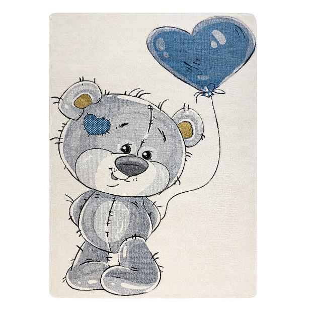 Dětský kusový koberec Petit E1593 Teddy bear cream, 180x270, šedá, dětský pokoj, Dywany Łuszczów
