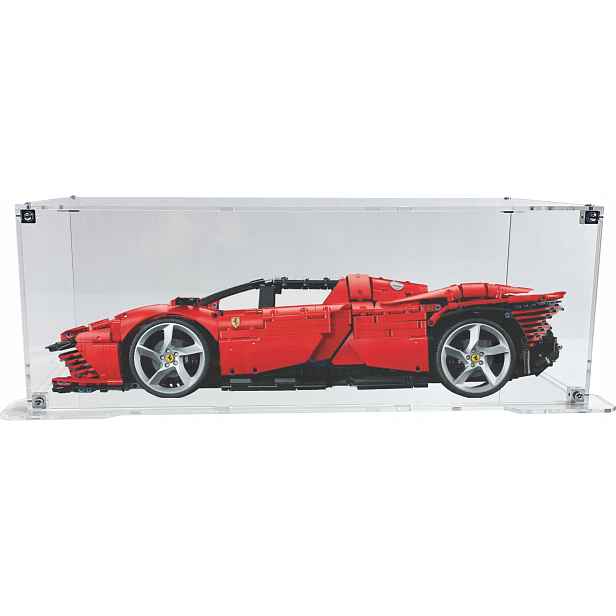 Vitrína s podstavcem Drewlandia pro stavebnici Lego 42143 Ferrari Daytona SP3