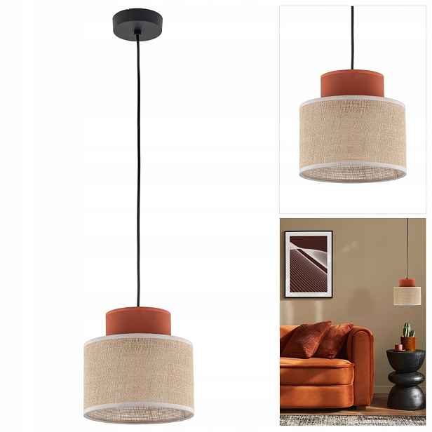 Závěsný Duo černý design do obývacího pokoje s rozptýleným leskem Tk Lighting