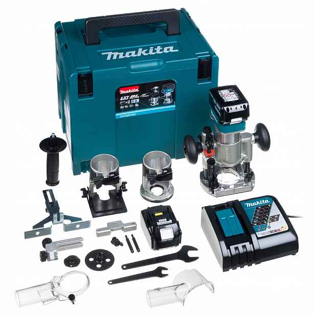 Frézka-řezačka Makita DRT50RTJX2 18V Lxt