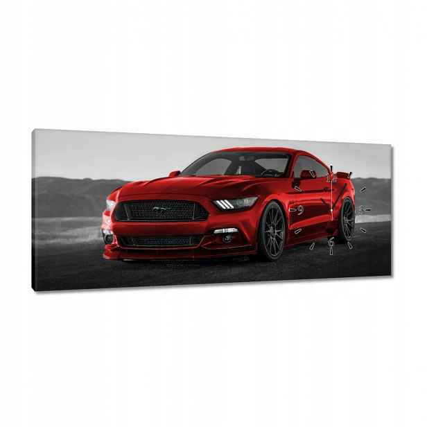 Hodiny 100x40 Ford Mustang Auto Usa