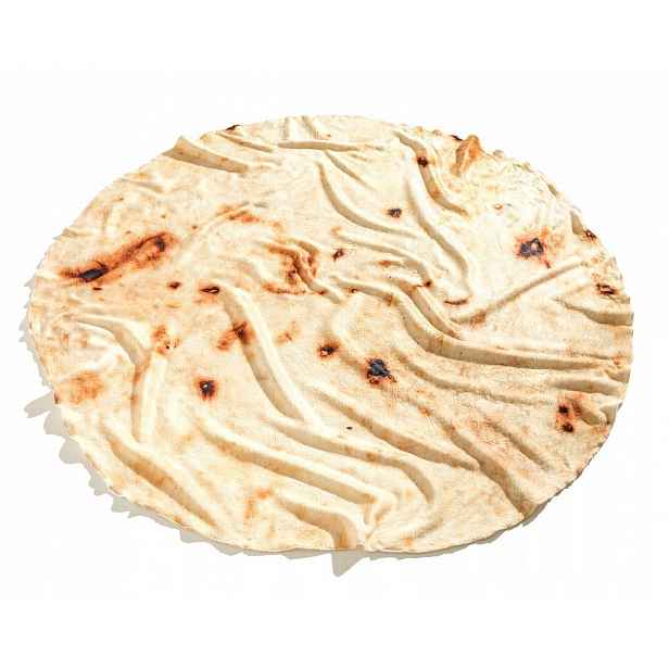 Koc Teplá Tortilla 120 x 120 cm Vtipný Dárek pro Kuchaře k Narozeninám