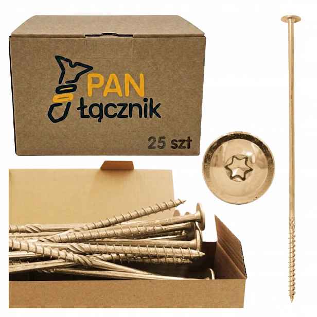 Tesařské Vruty Do Dřeva 10x380 Talířové Torx 25 Ks 10380 Pan Łącznik