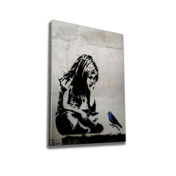 Wallity Obraz na plátně Bird calling WY49 70x100 cm