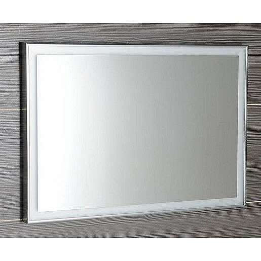 Zrcadlo s LED osvětlením Sapho Luminar 120x55 cm chrom NL560
