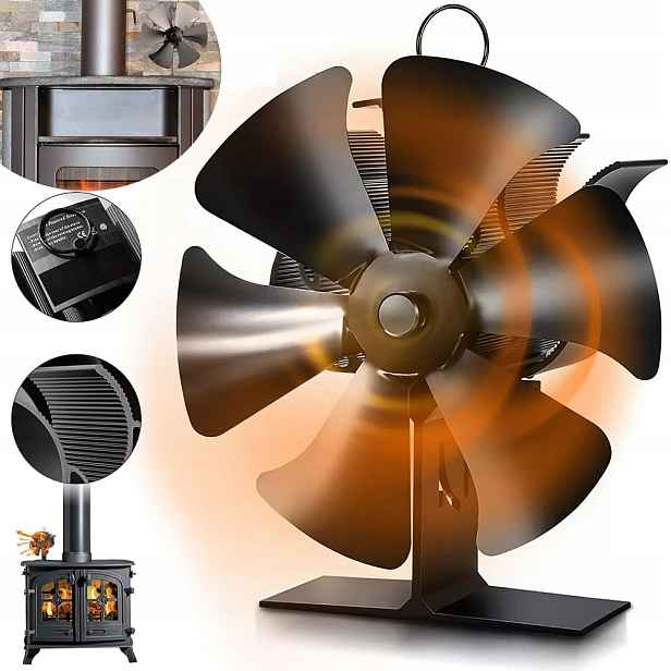Teplovzdušný Krbový Ventilátor, Termoelektrický Ventilátor, Tichý, Výkonný