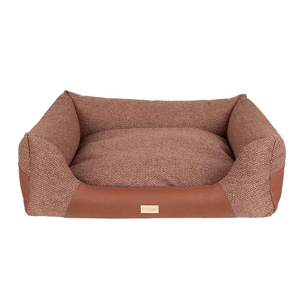 Pelíšek pro psa MILLY SOFA ZipClean cihlová velikost S, M, L, XL Rozměr: S - 58x46x17 cm
