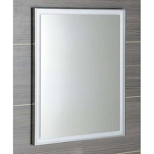 Zrcadlo s LED osvětlením Sapho Luminar 60x80 cm chrom NL557