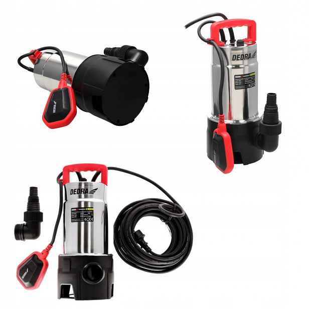 Ponorné čerpadlo Inox pro čistou a špinavou vodu, 1000W Dedra DED8847X