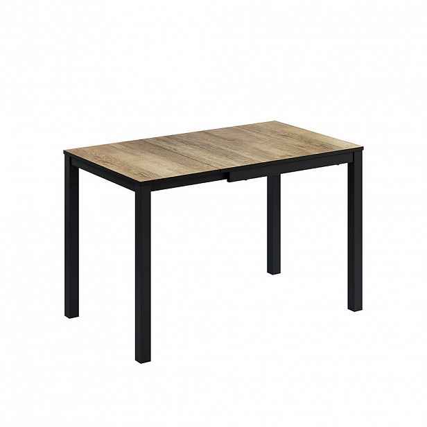 Vicco JÍDELNÍ STŮL Granny, Rustikální dub/Antracit, 80-120 x 70 cm Rozšiřitelný