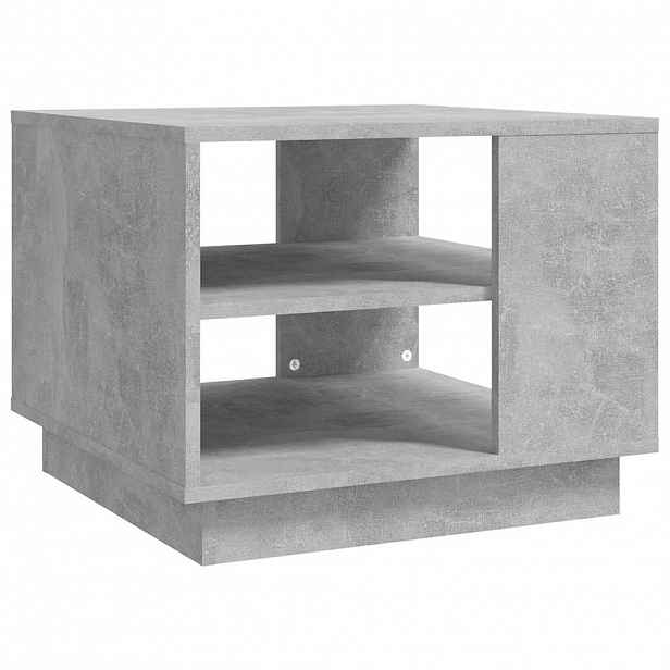 vidaXL Konferenční stolek betonově šedý 55x55x43 cm kompozitní dřevo