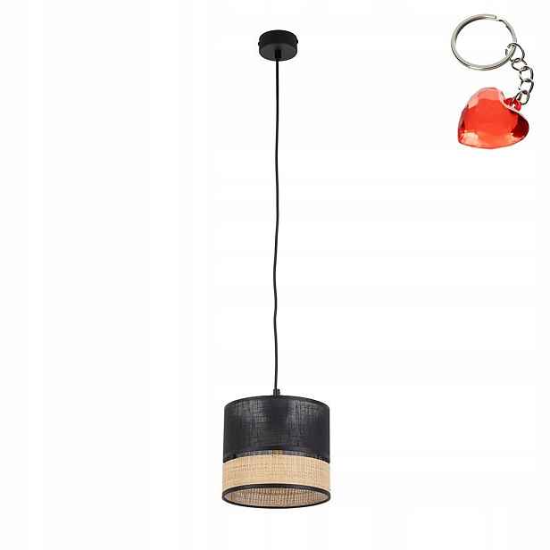 Závěsná stropní lampa Paglia Vintage Hnědá E27 Metal Tk Lighting