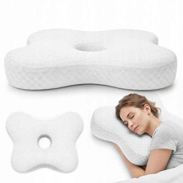 Ergonomický Polštář S Otvorem Pro Nastavení Výšky Pro Spící Na Boku