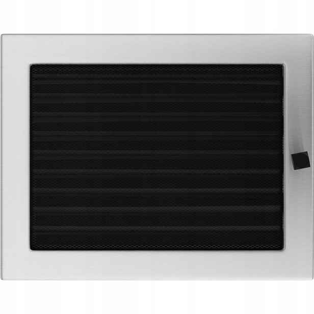 Ventilační mřížka do krbu 22x30 broušená s žaluzií